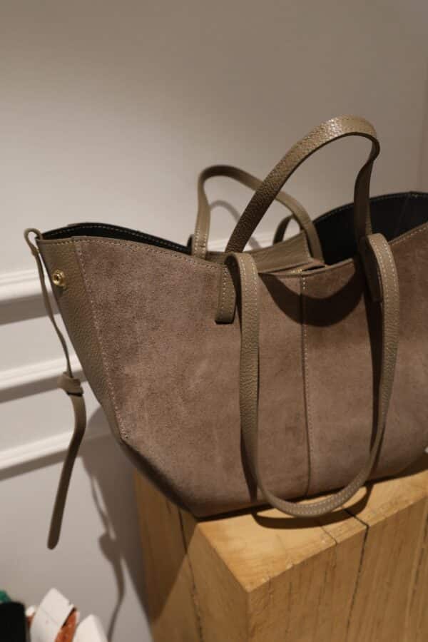 Sac taupe « joy » - Jade & Lisa