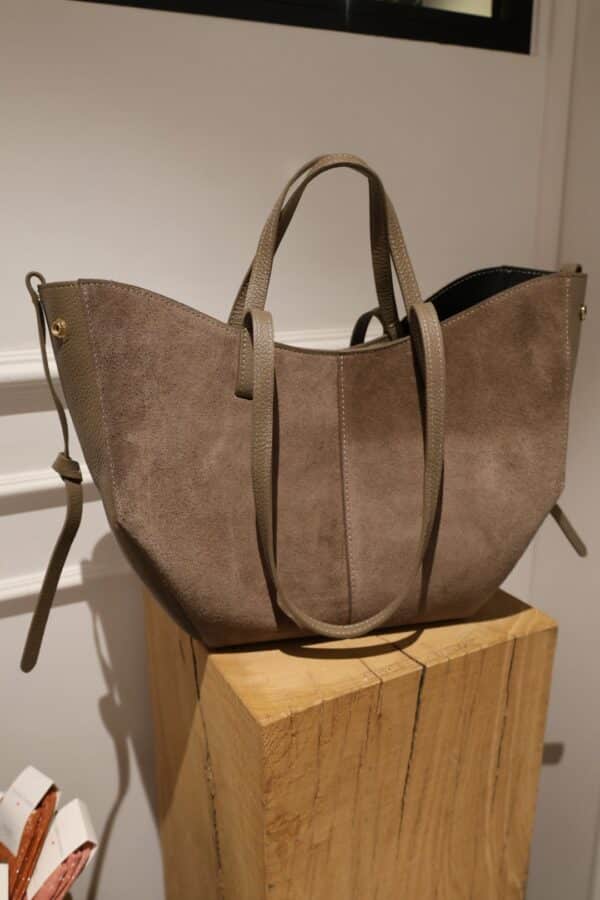 Sac taupe « joy » - Jade & Lisa