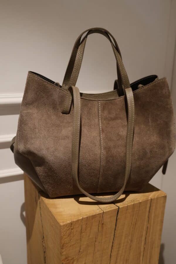 Sac taupe « joy » - Jade & Lisa