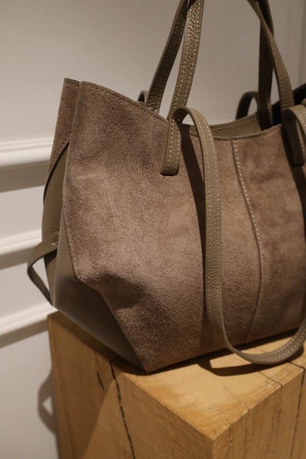 Sac taupe « joy » - Jade & Lisa