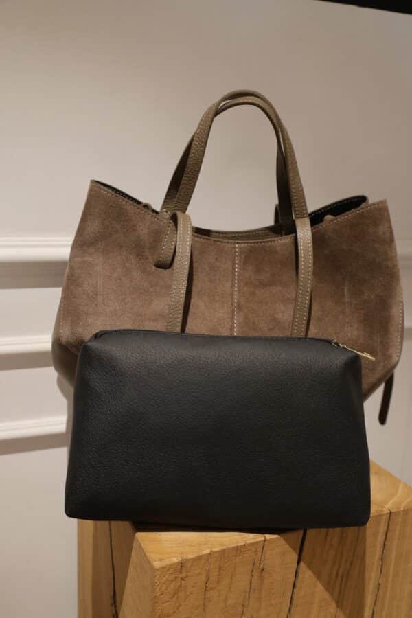 Sac taupe « joy » - Jade & Lisa